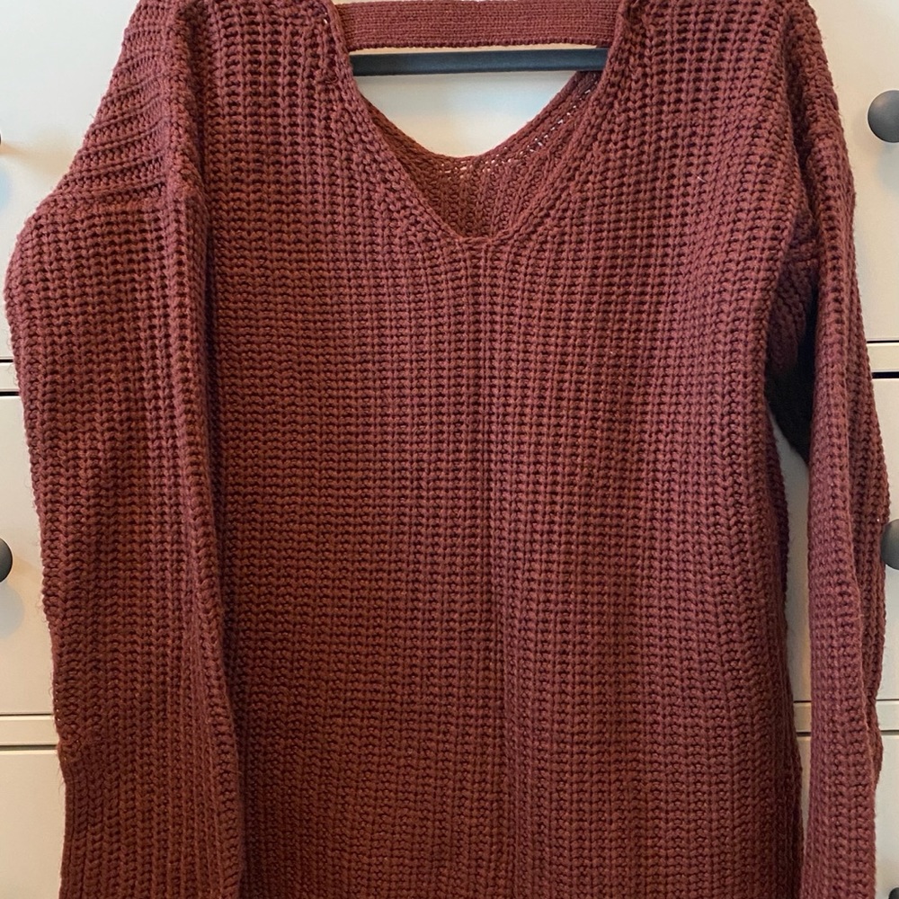 Rust Colored Sweater - Picture 3 of 5